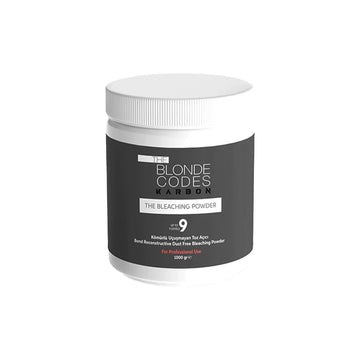 The Blonde Codes Dust Free Vegan Hair Bleaching Powder Charcoal 1000gr