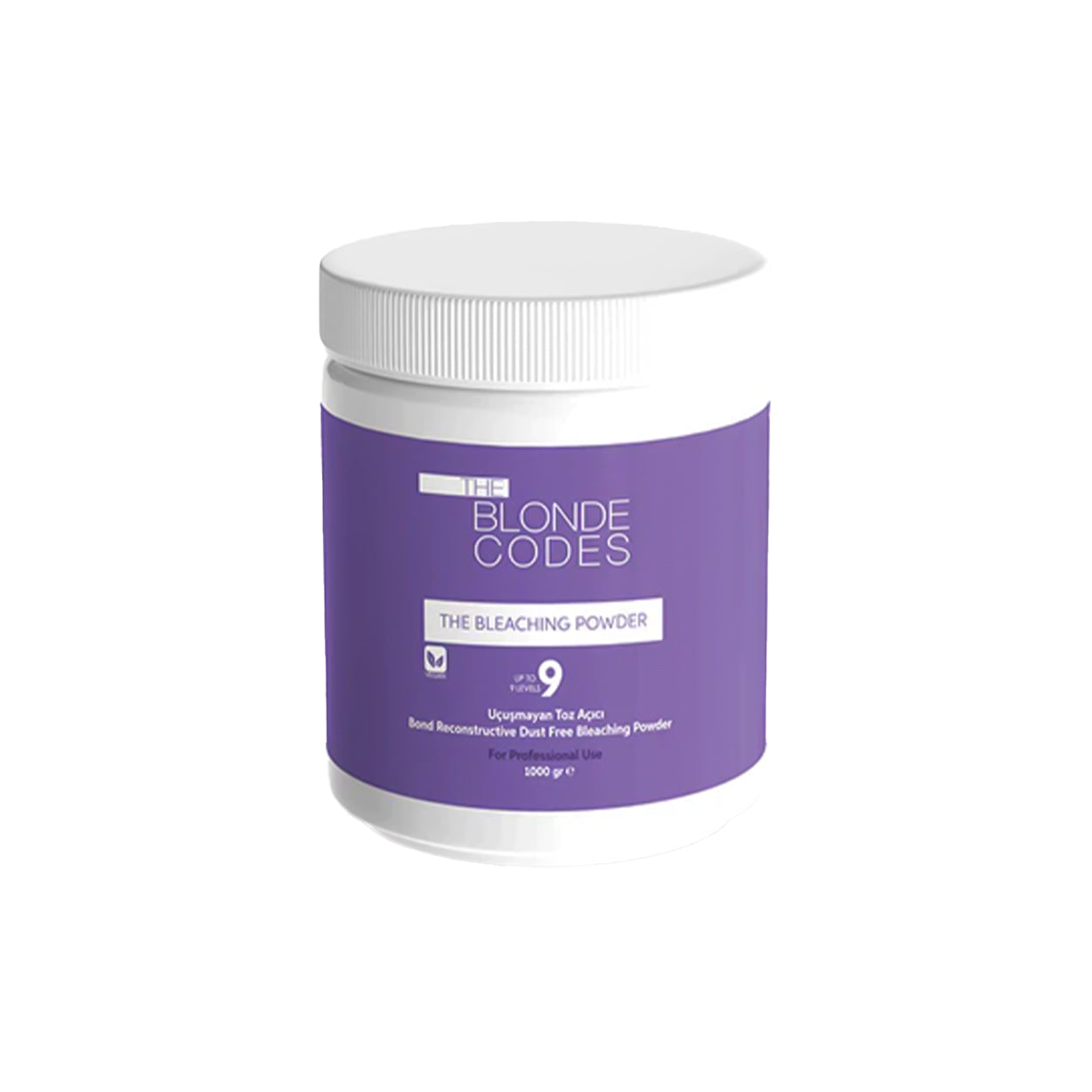 The Blonde Codes Dust Free Vegan Hair Bleaching Powder Violet 1000 gr