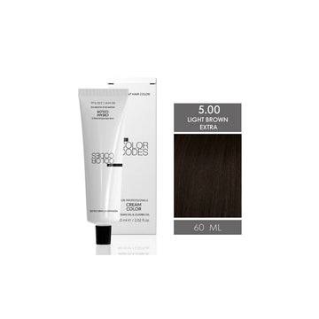 The Color Codes Permanent Hair Dye 5.00 Light Brown Extra 60 ml