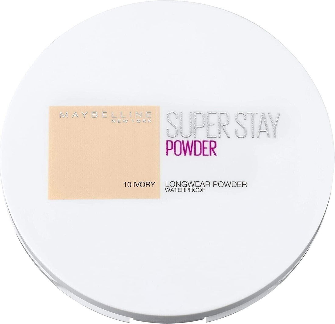 Maybelline New York  Super Stay Powder Foundation  Full Coverage  10 ivory