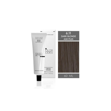 The Color Codes Permanent Hair Dye 6.11 Dark Blonde Ash Plus 60 ml