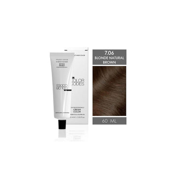 The Color Codes Permanent Hair Dye 7.06 Blonde Natural Brown 60 ml