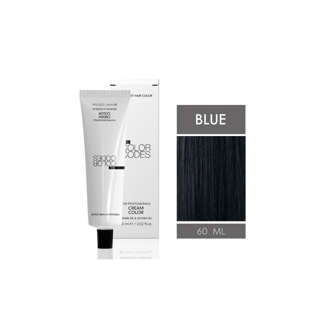 The Color Codes Permanent Hair Dye Blue 60 ml