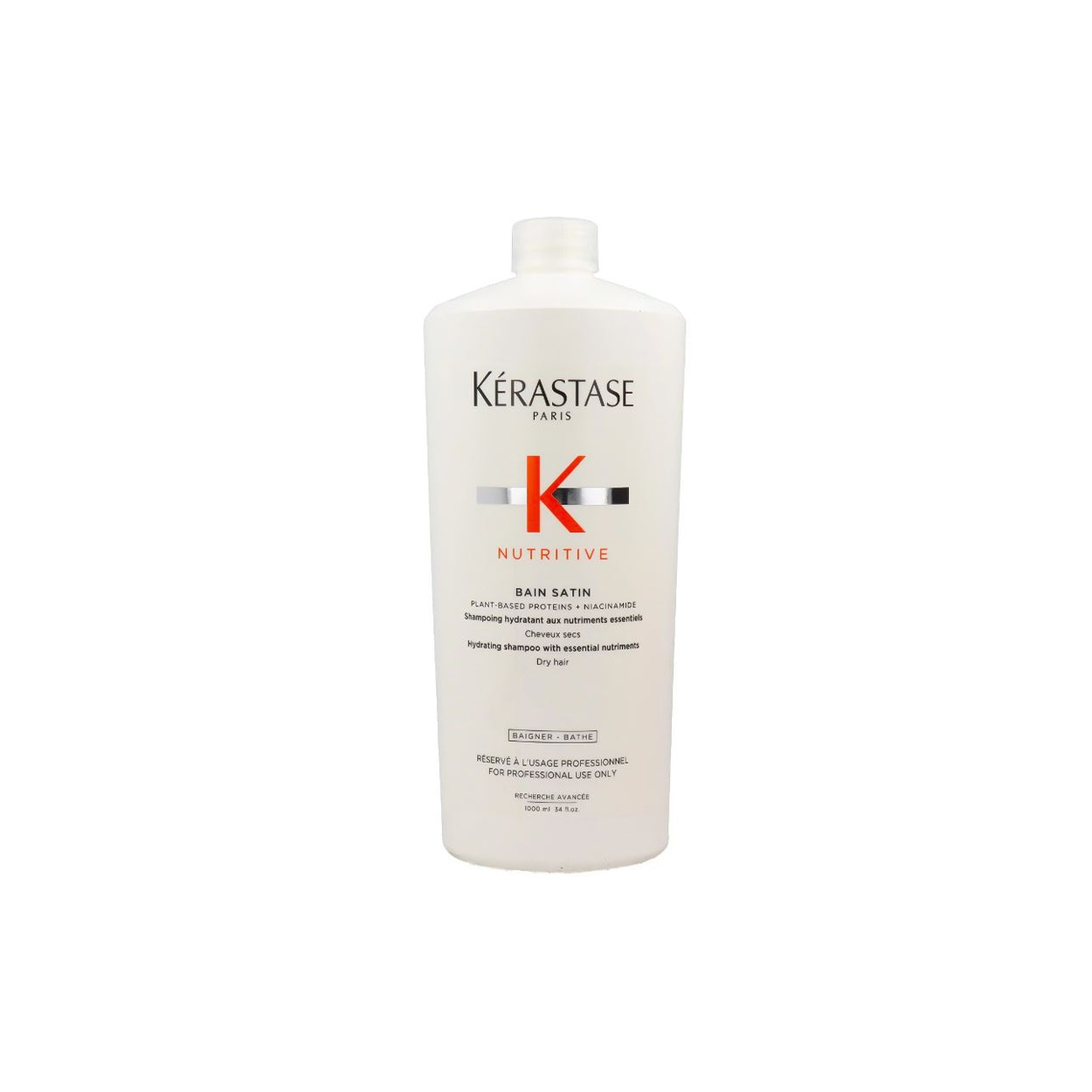 Kérastase Nutritive Bain Satin Shampoo - Dry Hair (Fine to Medium) - 1000ml