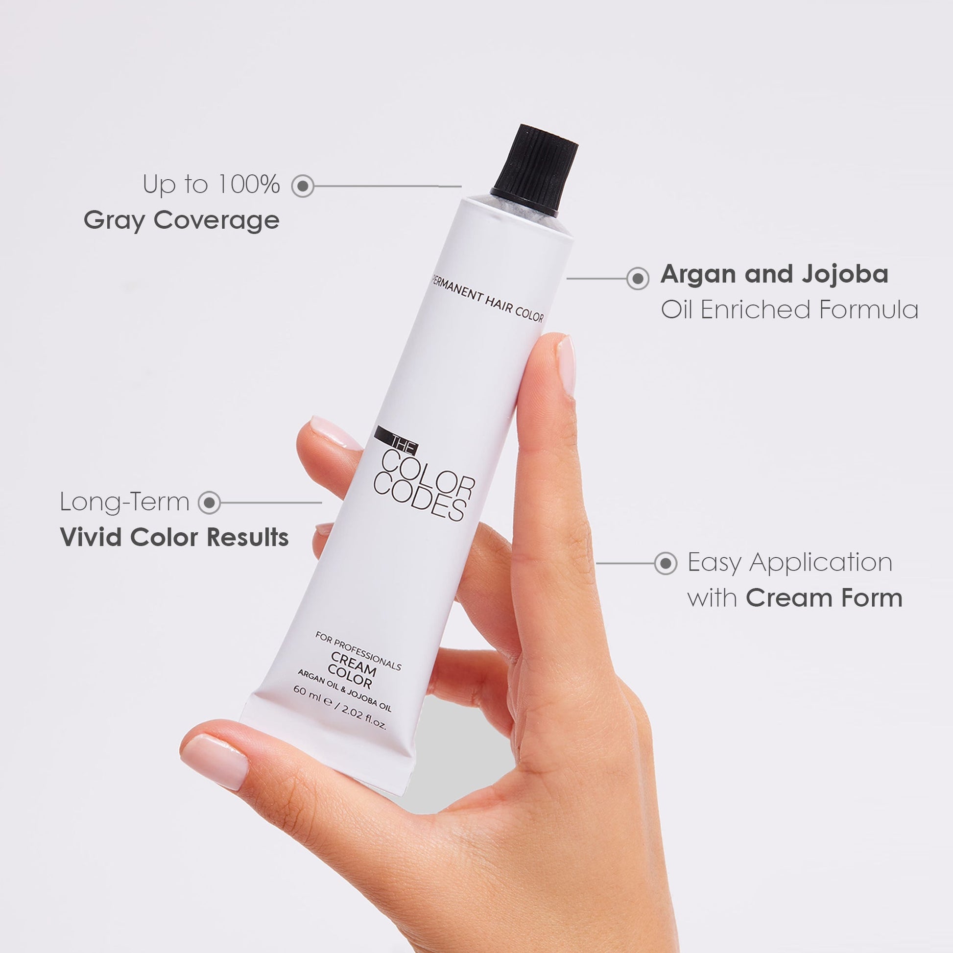 Permanent Hair Dye Viole 60 ml - Beautique