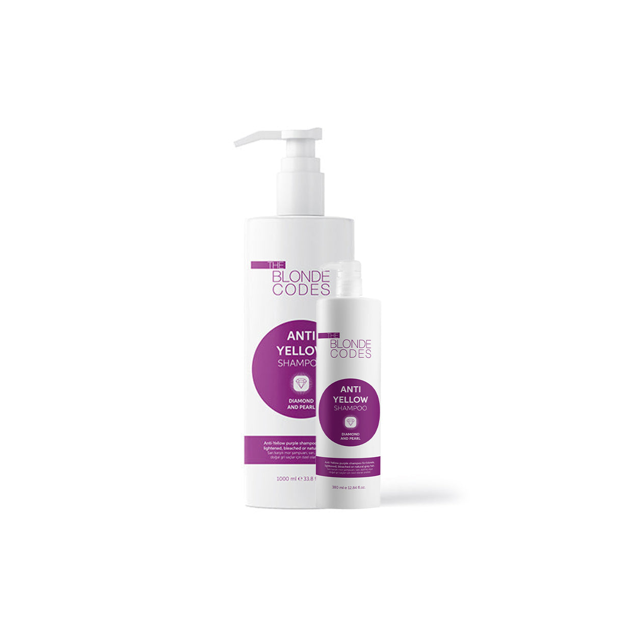 The Blonde Codes Anti-Yellow Shampoo 380 ml & 1000 ml | Beautique